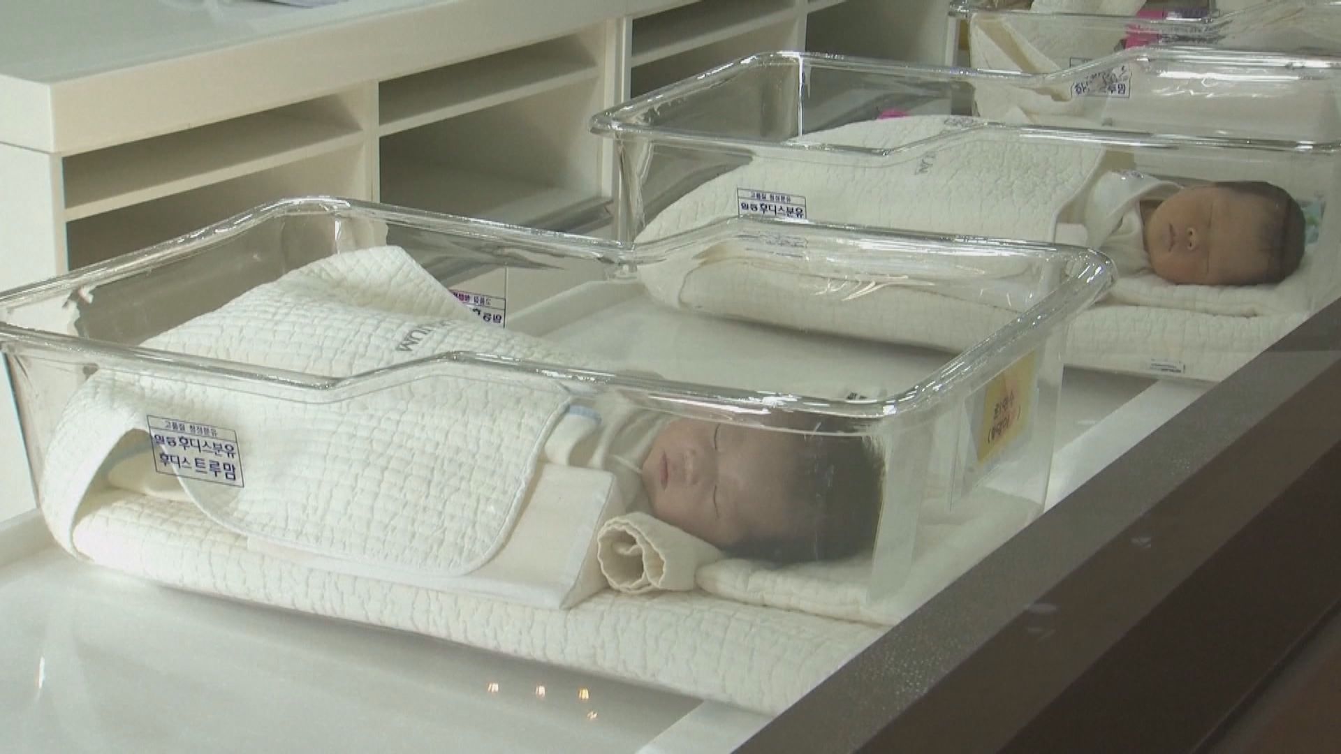 南韓去年新生嬰兒人數及總和生育率創新低