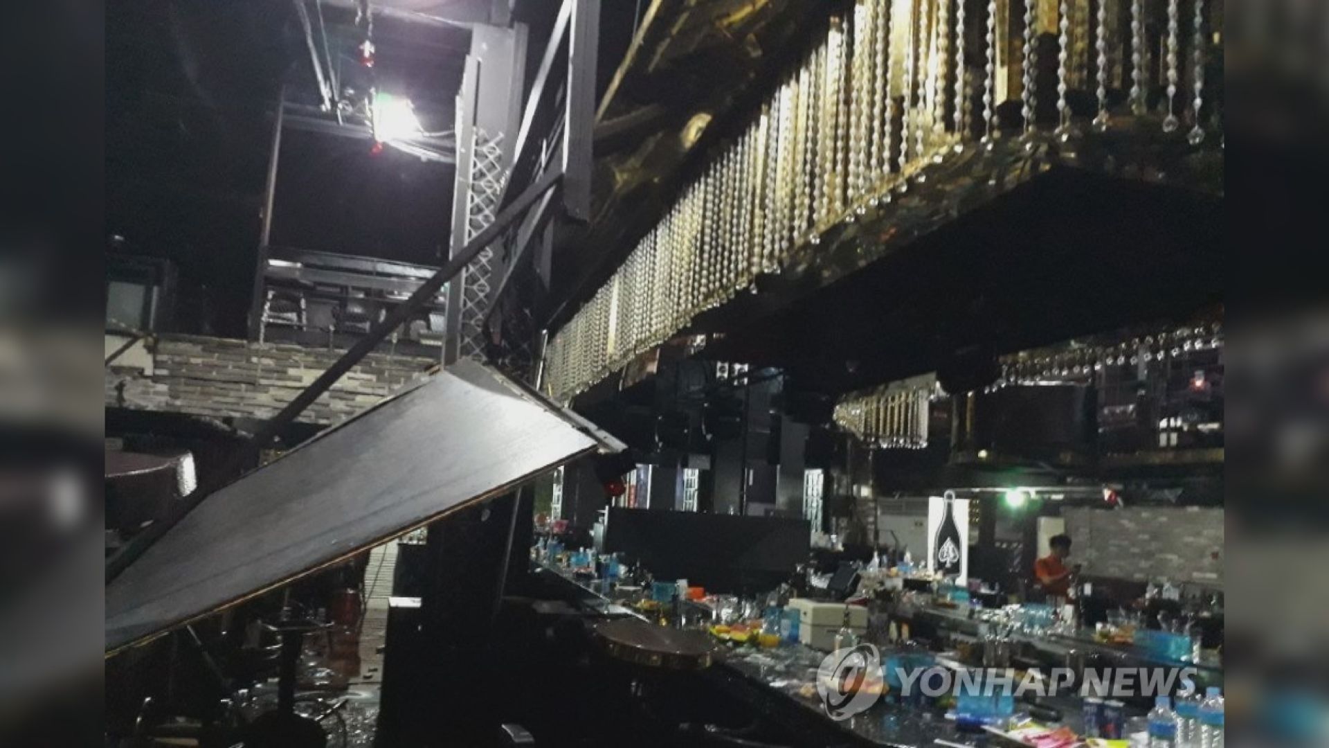 南韓光州酒吧閣樓倒塌釀兩死十幾傷