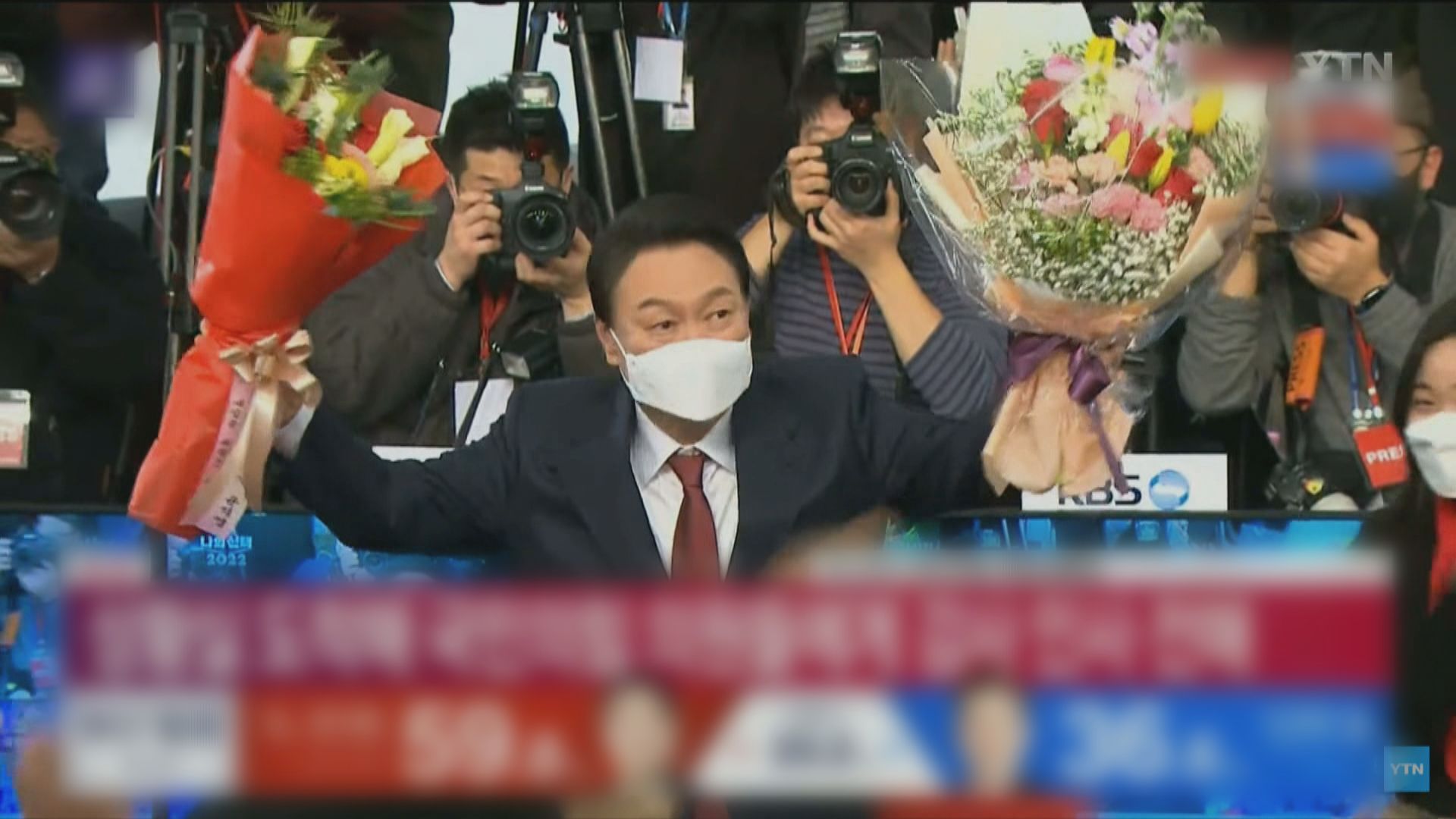 南韓在野黨候選人尹錫悅當選總統