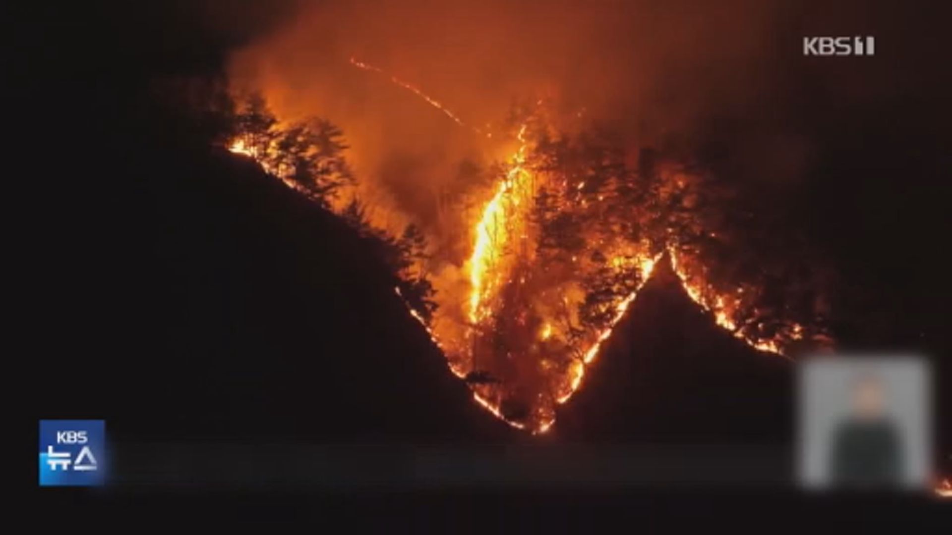 南韓智異山火災焚燒21小時後被撲滅