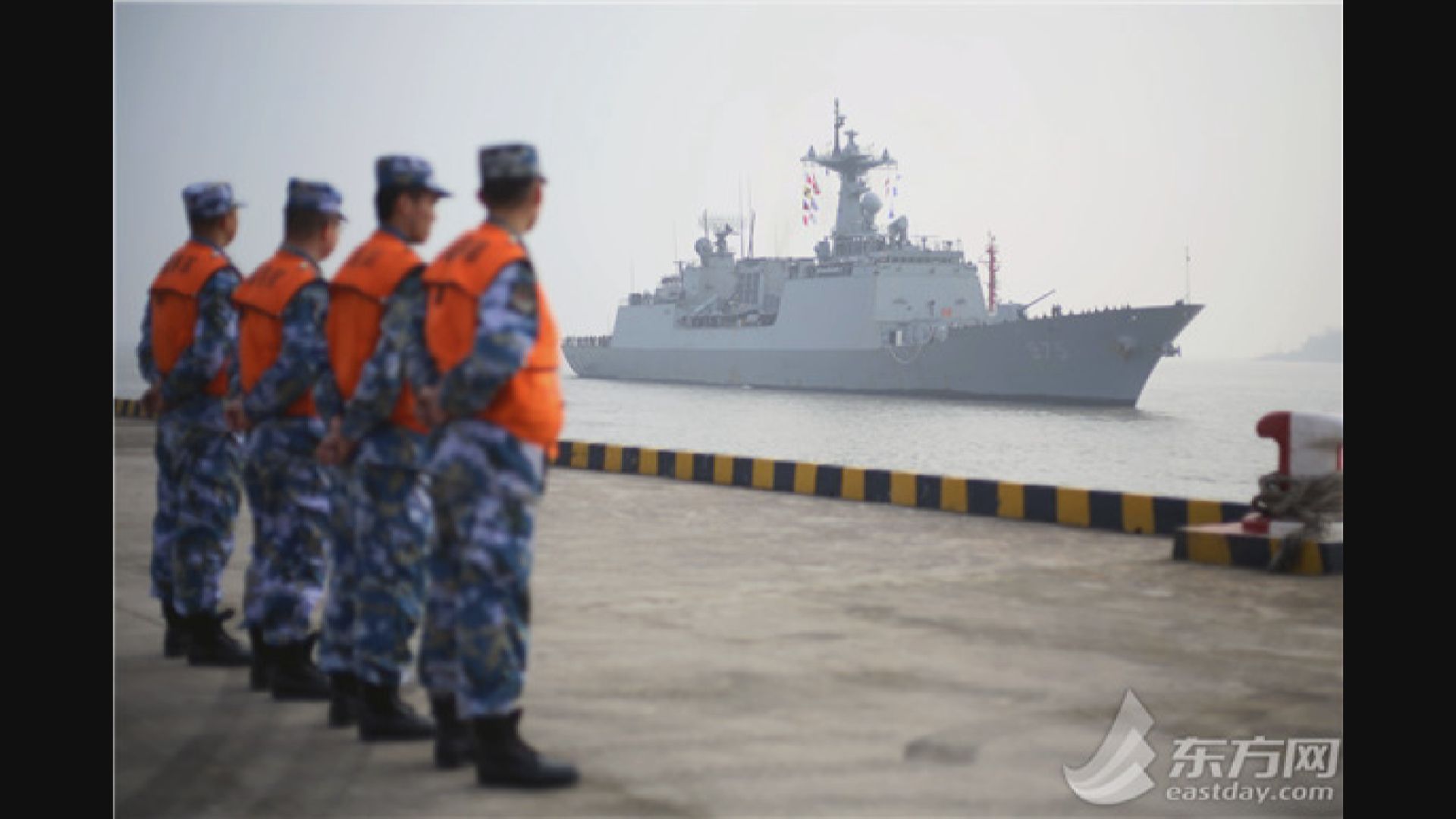南韓兩艘軍艦到上海訪問四日