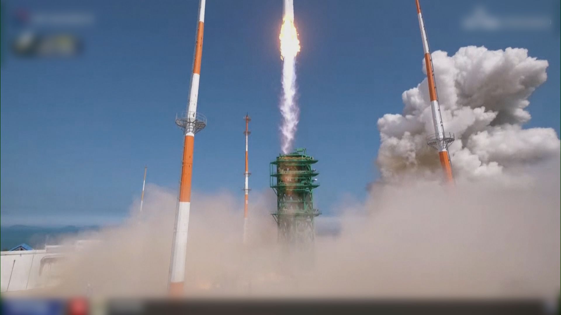 南韓自行研製的運載火箭「世界號」成功發射升空