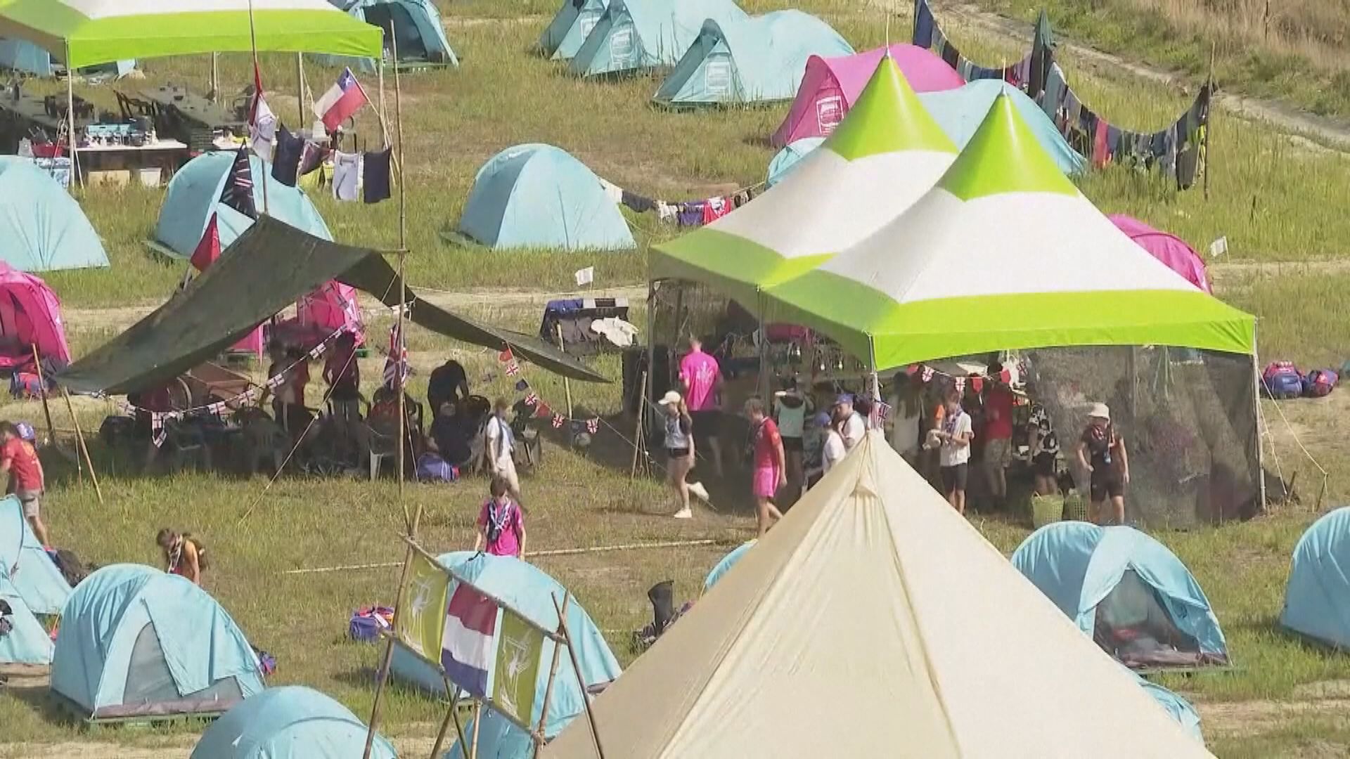 世界童軍大露營受風暴威脅童軍轉到首爾