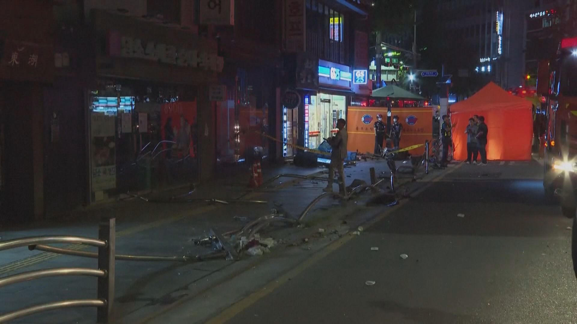 南韓首爾汽車衝上行人路釀9死4傷 入境處稱未接獲港人求助