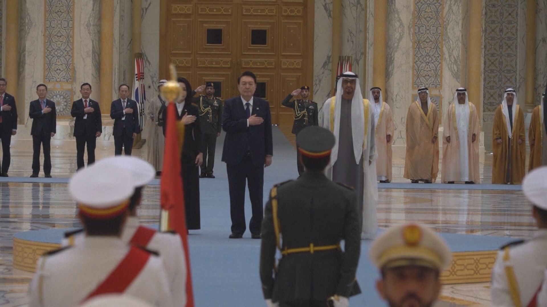 南韓總統尹錫悅對阿聯酋國事訪問