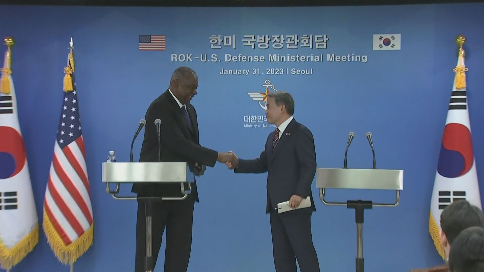 美韓防長會談　美國承諾以常規和核威懾保護南韓