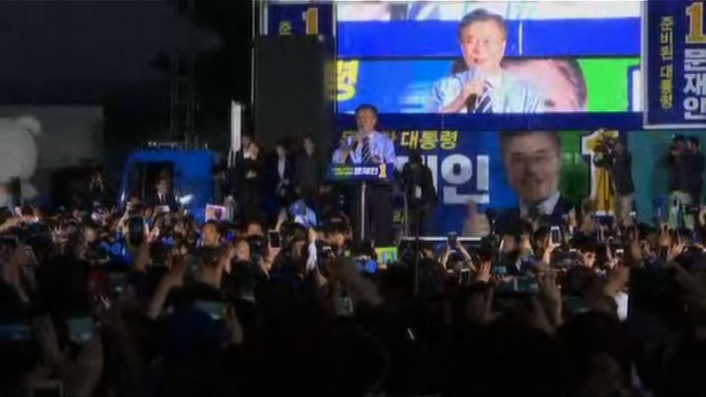 南韓總統選舉前夕　文在寅於光化門廣場造勢