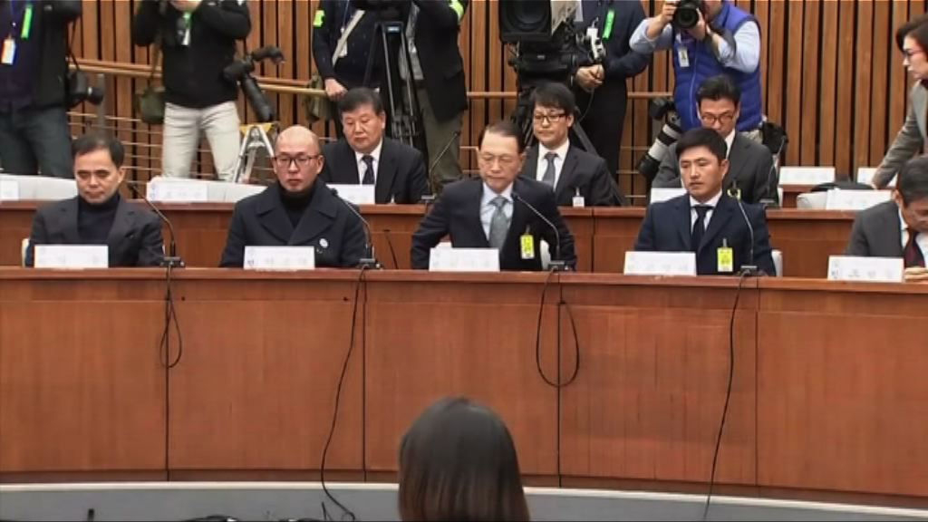 南韓國會續就干政案舉行聽證會