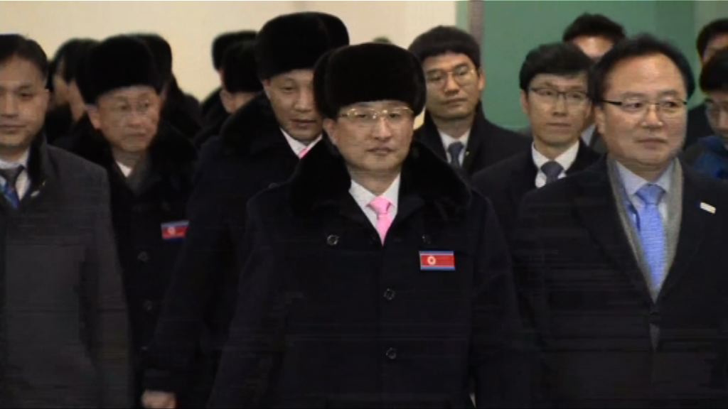 北韓冬奧體育代表團抵達南韓