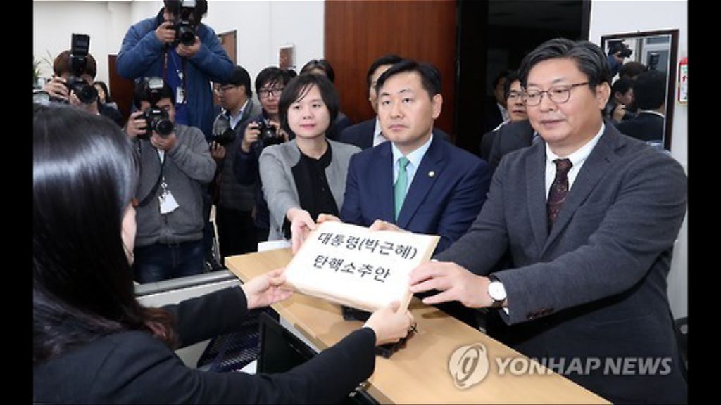 韓民連續六周集會　在野黨提交總統彈劾動議