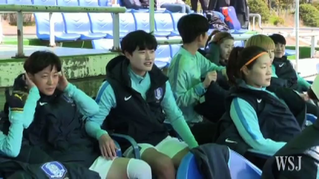 南韓女足接受特訓適應平壤賽場