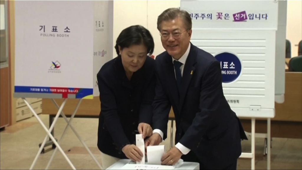 南韓總統選舉投票　總投票率逾五成半