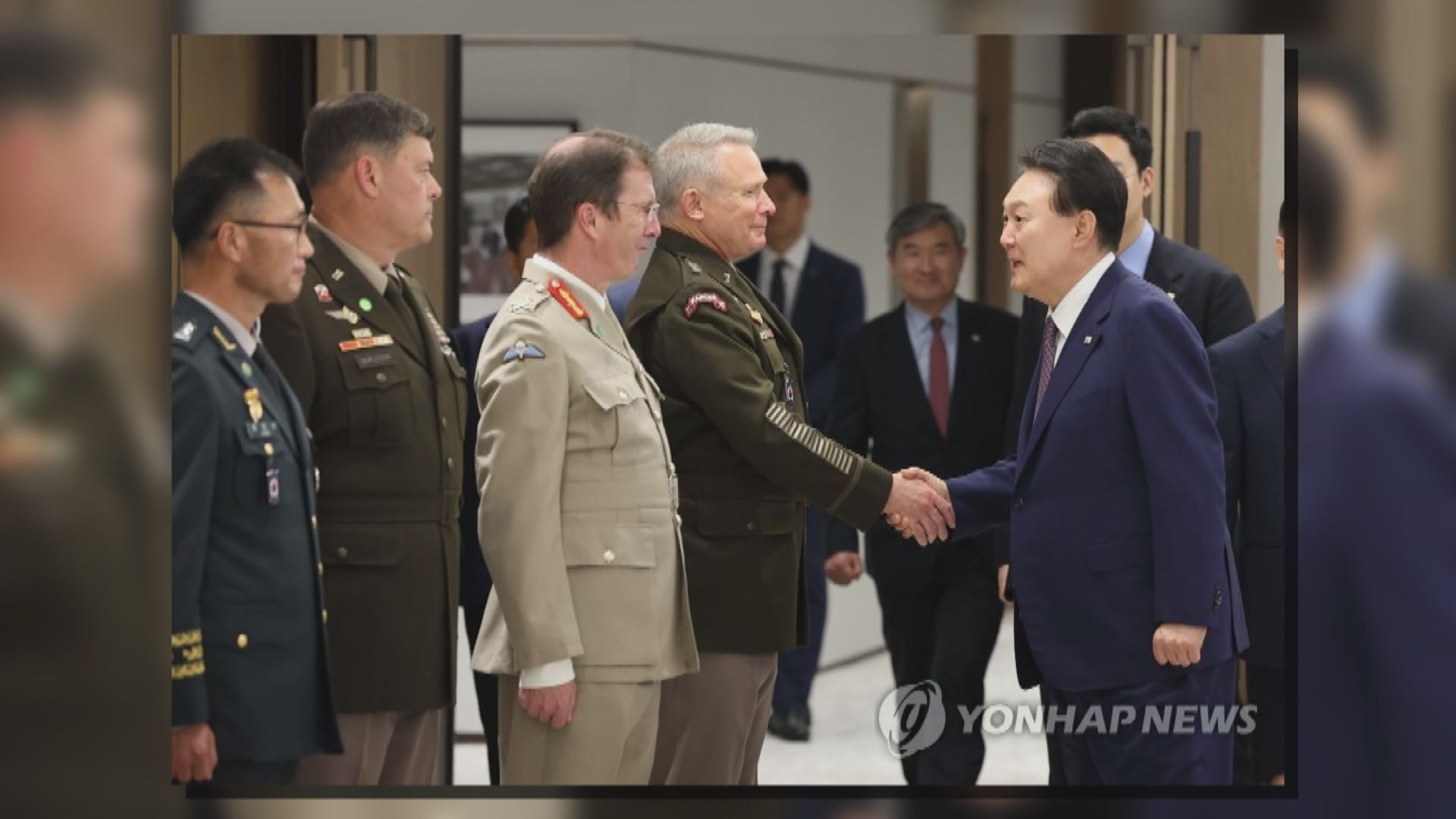 尹錫悅晤聯合國司令部高層討論北韓軍事威脅