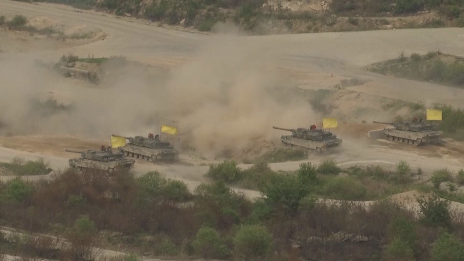 南韓美國展開歷屆最大「火力殲滅訓練」