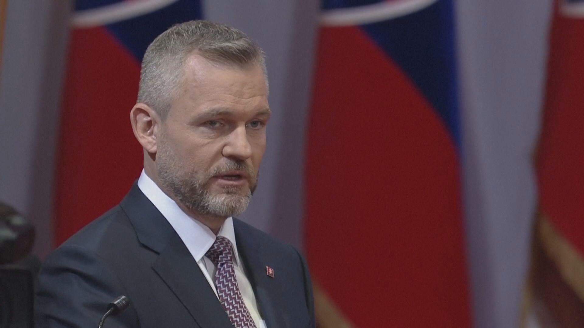 斯洛伐克總統佩列格里尼宣誓就職