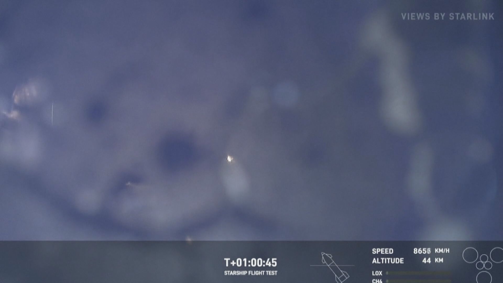 SpaceX「星艦」完成第四次試飛 成功在海面軟著陸