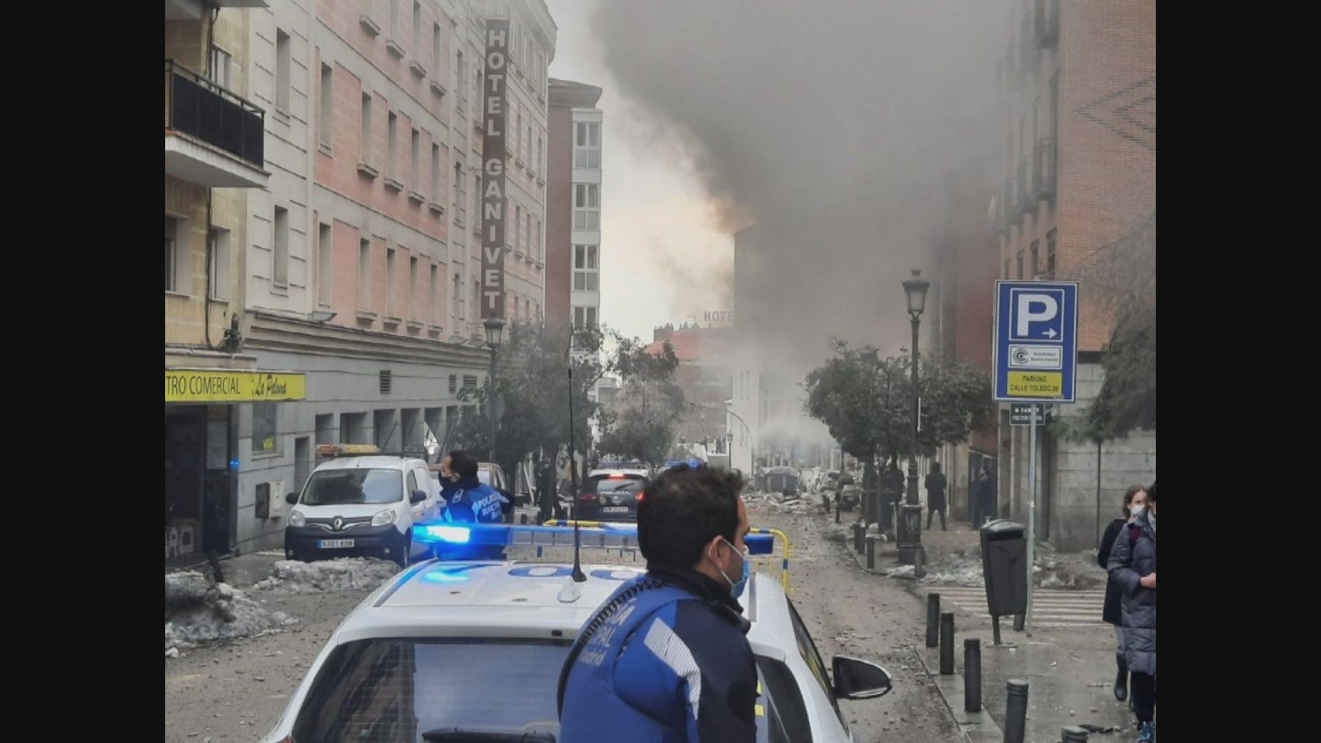 馬德里巿中心有建築物爆炸　多人死亡