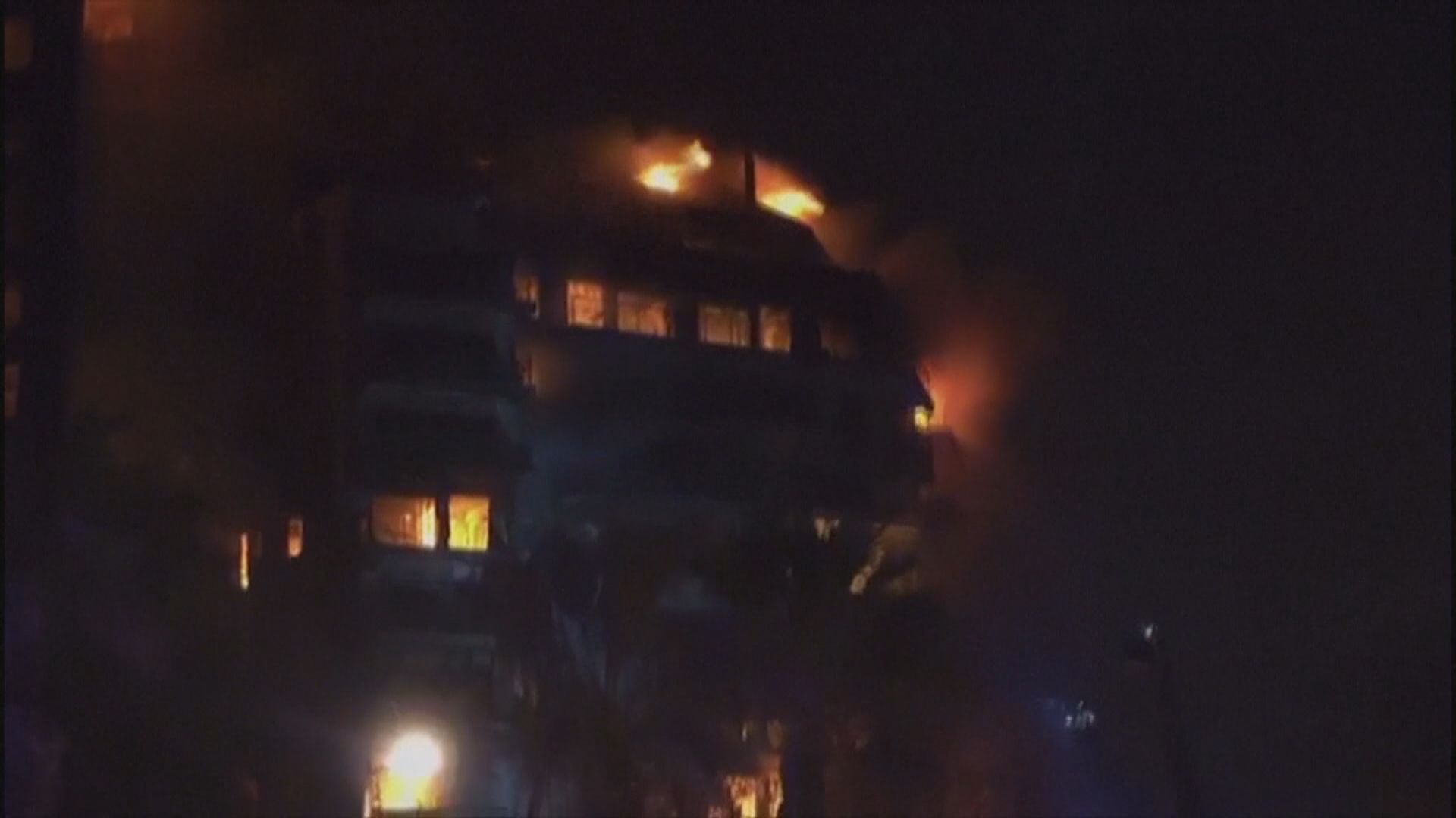 西班牙瓦倫西亞住宅大廈火警增至4死 料有14人仍下落不明