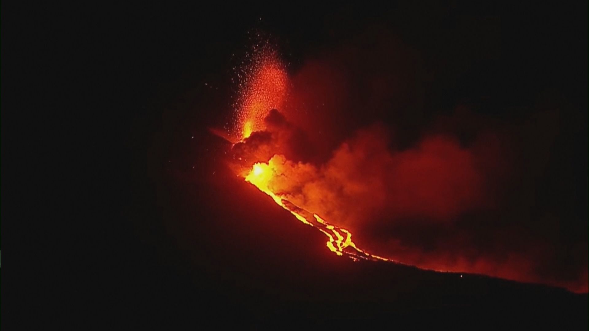 西班牙拉帕爾馬島火山噴發第九日　熔岩開始流入大西洋