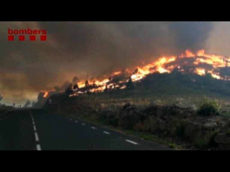 西班牙加泰羅尼亞山火無人受傷