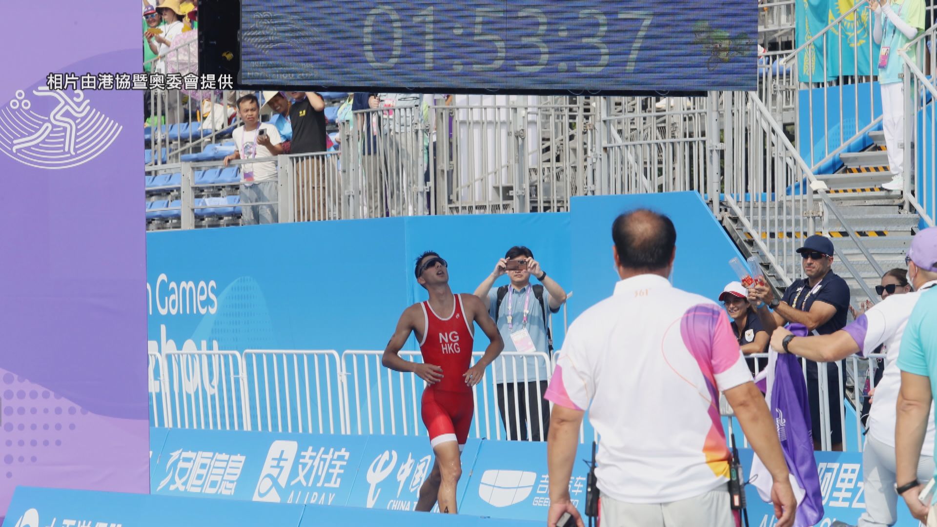 杭州亞運三項鐵人男子個人賽 伍泰龍得第五名