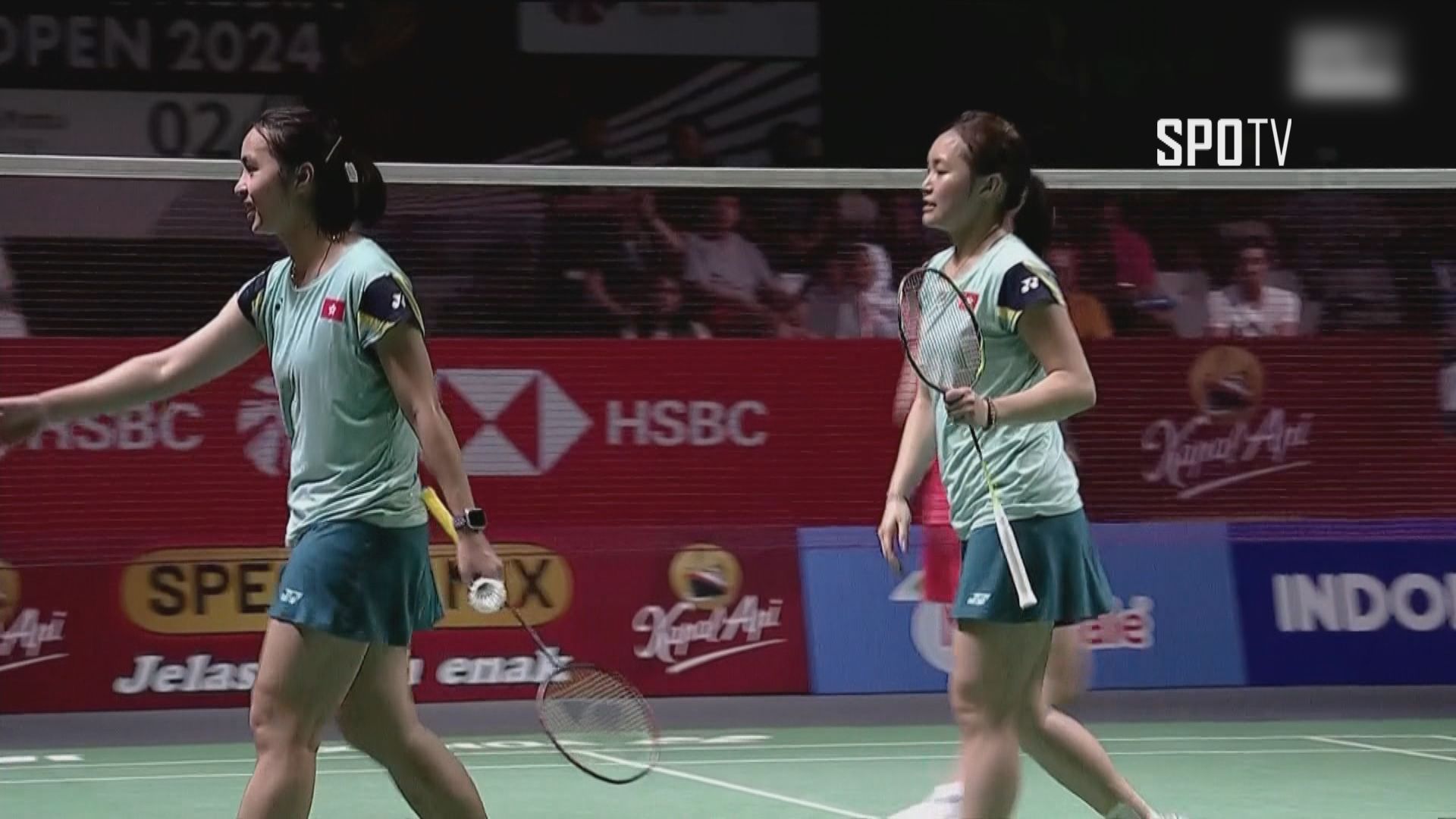 印尼羽毛球公開賽 港隊「雙楊配」負南韓女雙十六強止步