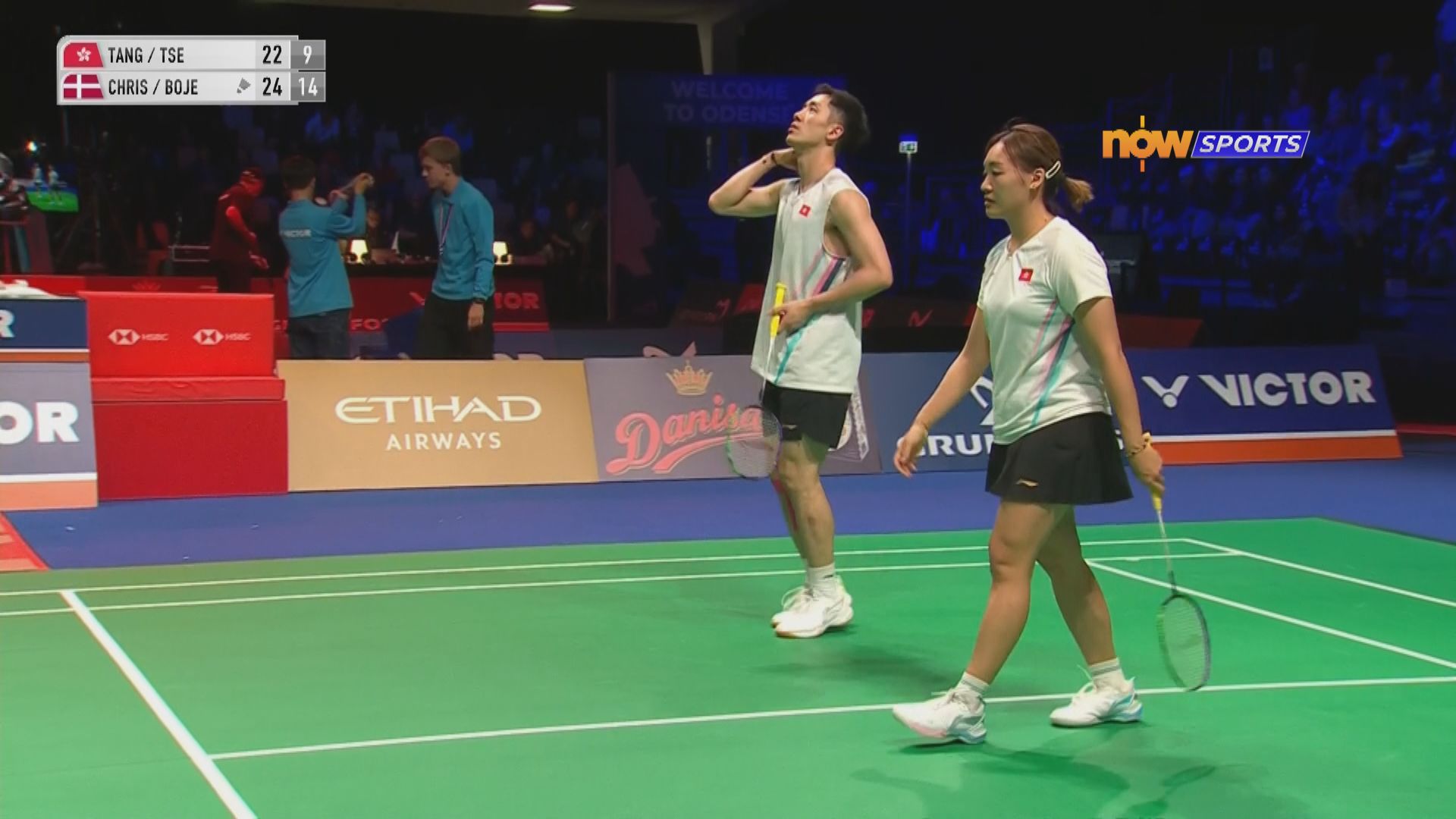 丹麥羽毛球公開賽　鄧謝配不敵東道主組合混雙十六強止步(吳紀恩報道)