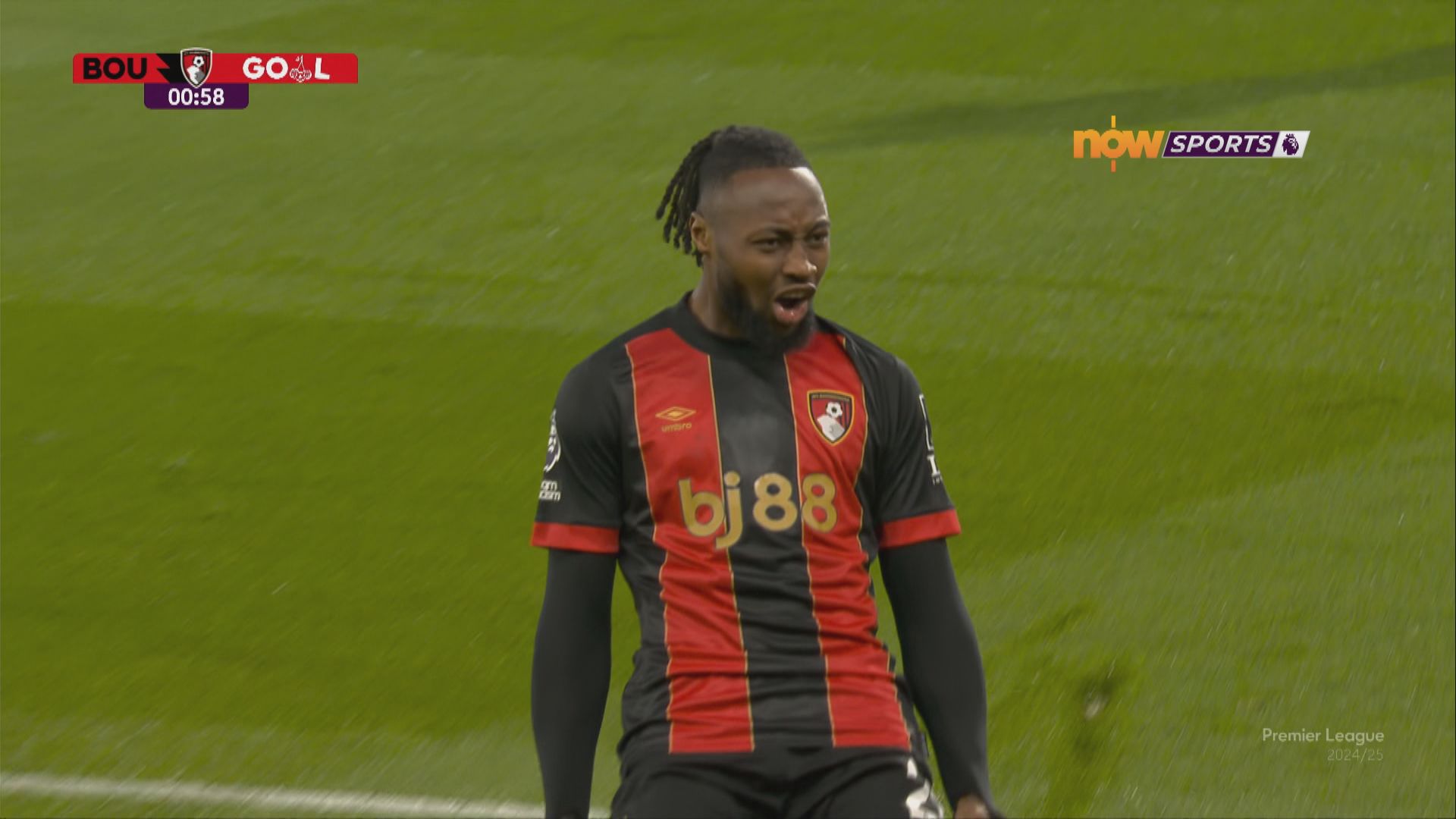 英超　般尼茅夫 1:0 富咸