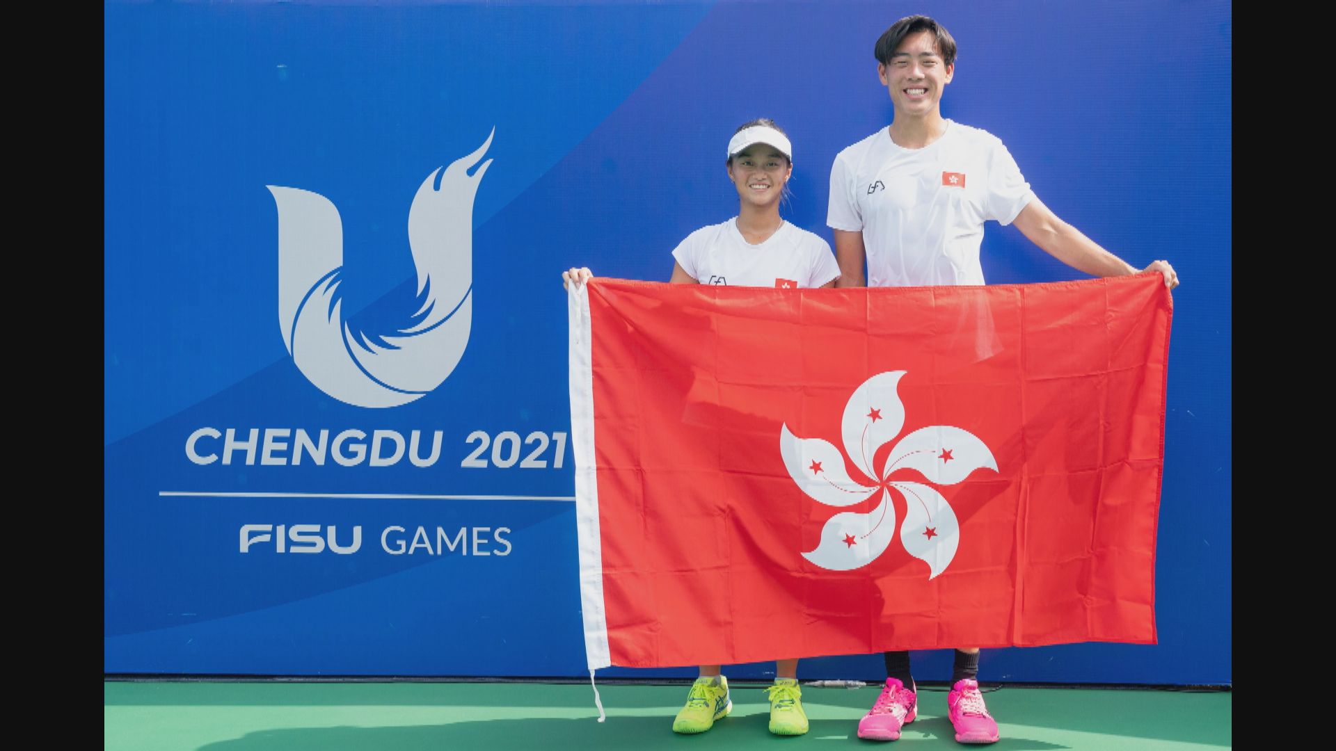 世大運 黃澤林及王康怡打入網球混雙四強穩奪奬牌