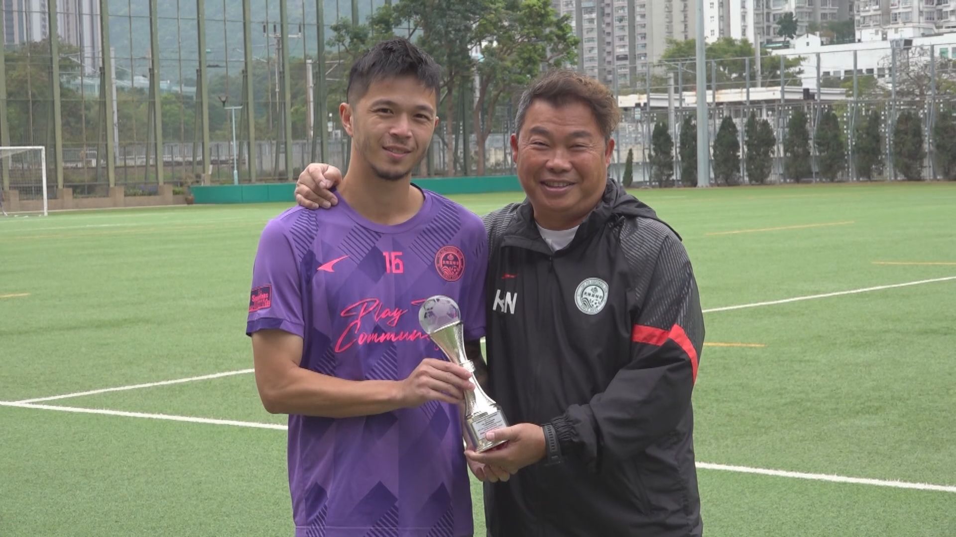陳肇鈞今季第二次當選港超聯每月最佳球員