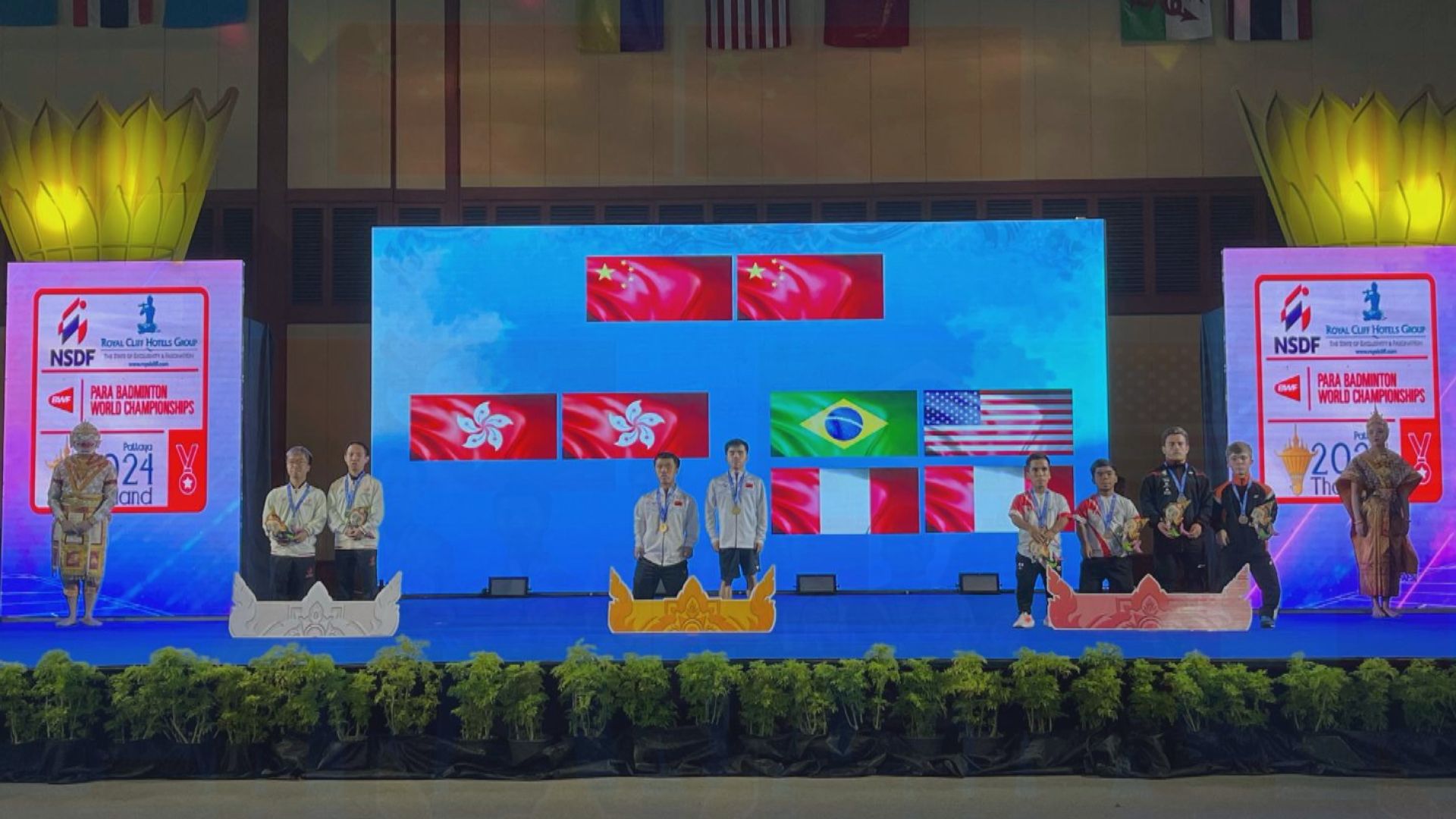 殘疾人羽毛球世界錦標賽 港隊代表奪得男雙銀牌