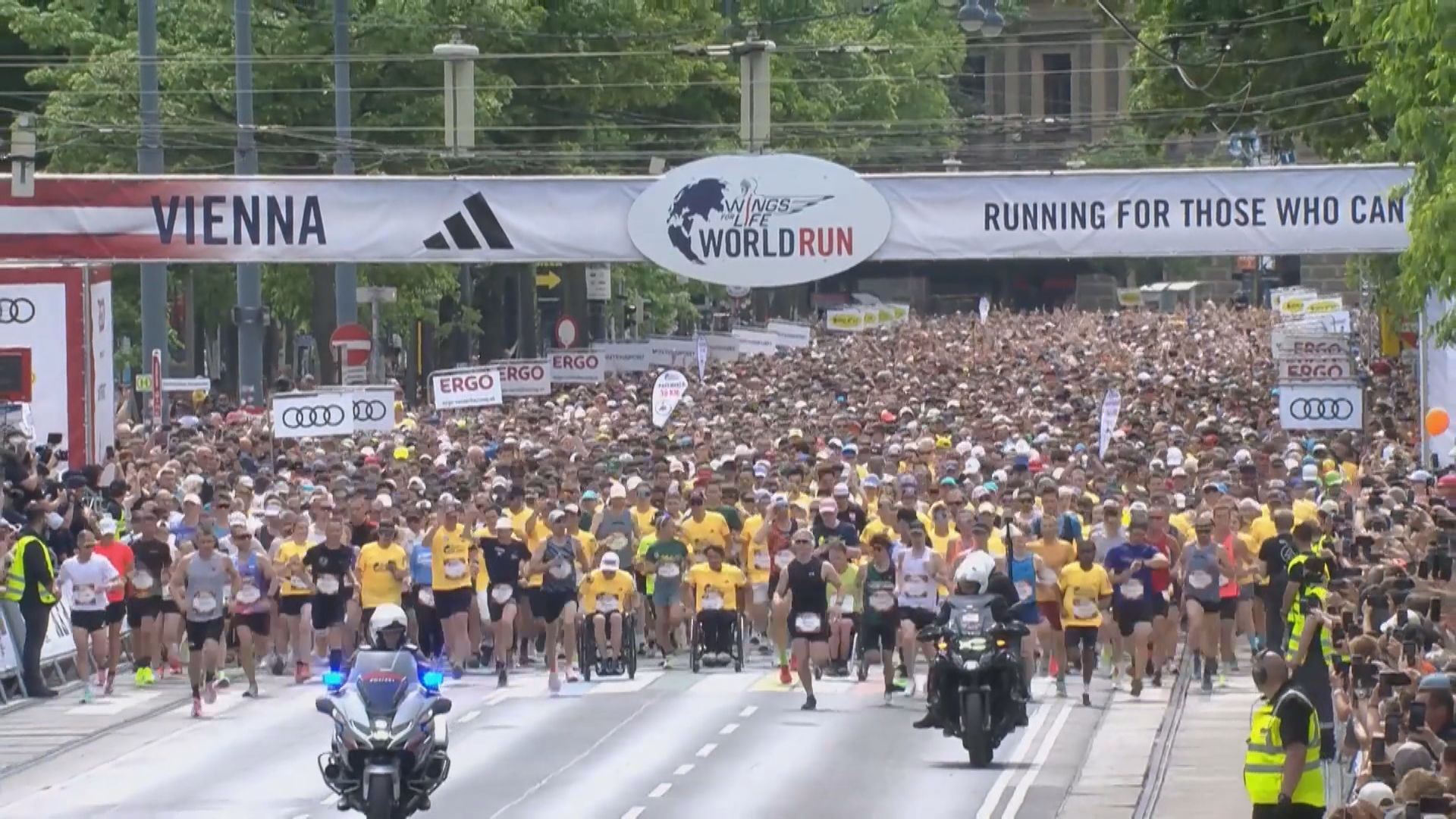 全球26萬跑手參與路跑賽籌款逾800萬歐元