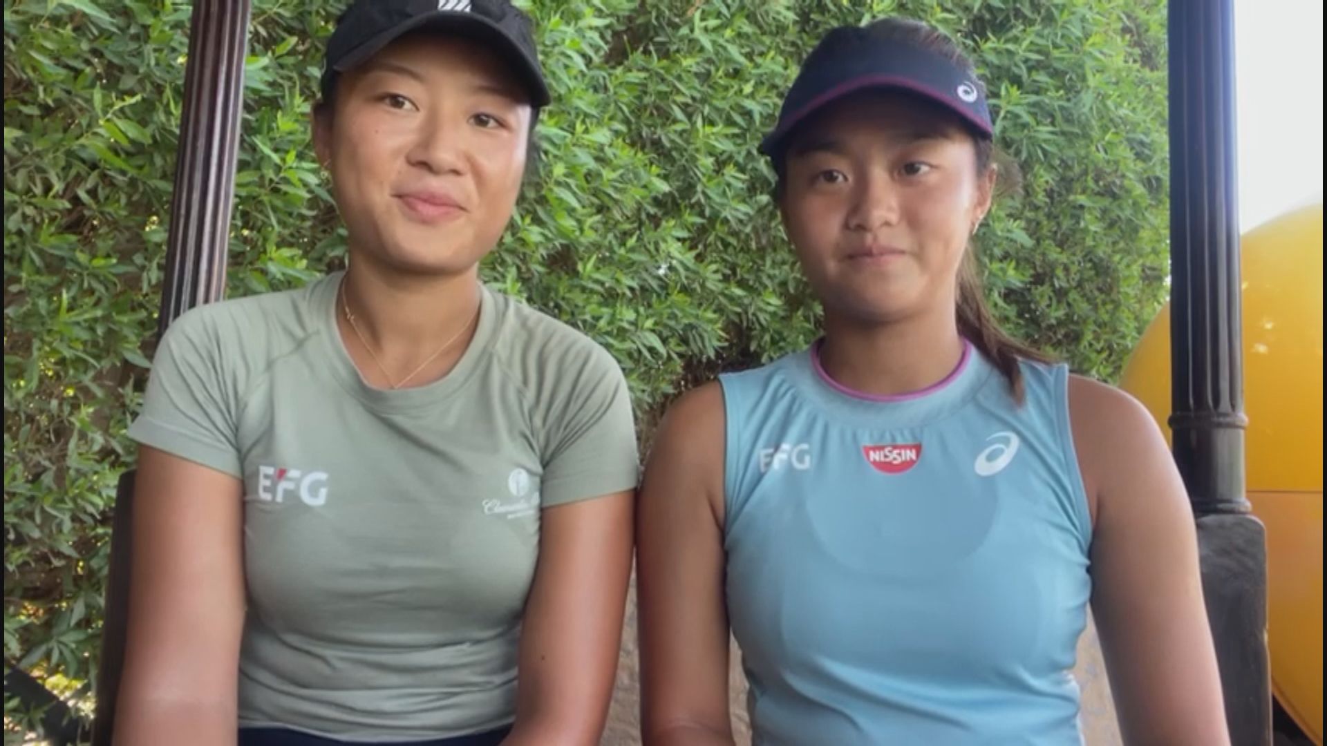 香港女子網球手張瑋桓望亞運躋身女雙四強