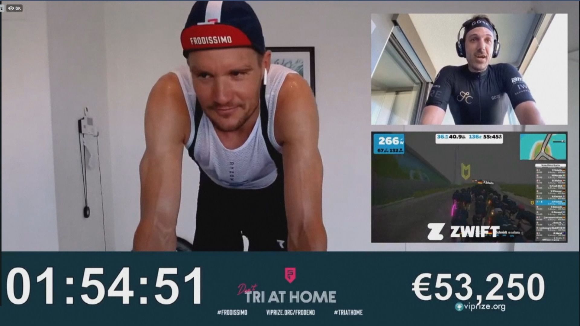 三項鐵人奧運冠軍科丹奴為醫護籌得逾廿萬歐元