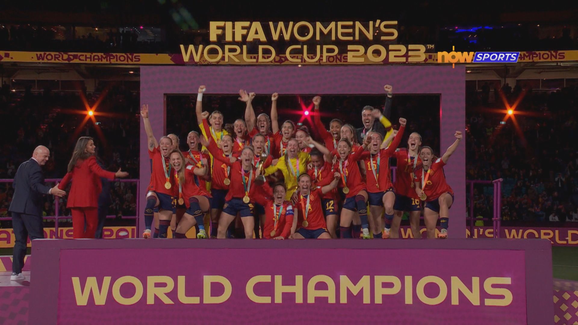女足世界盃決賽 西班牙1:0英格蘭