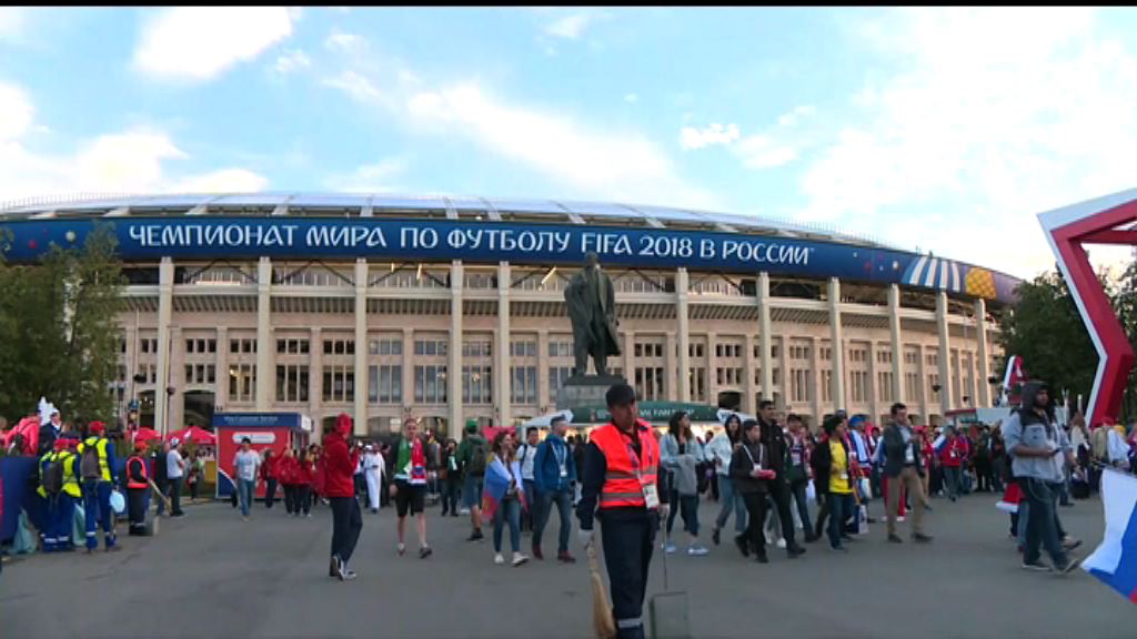 莫斯科盧日尼基球場上演共七場世界盃賽事