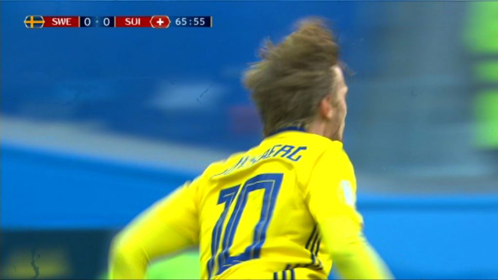 世界盃十六強 瑞典1:0瑞士