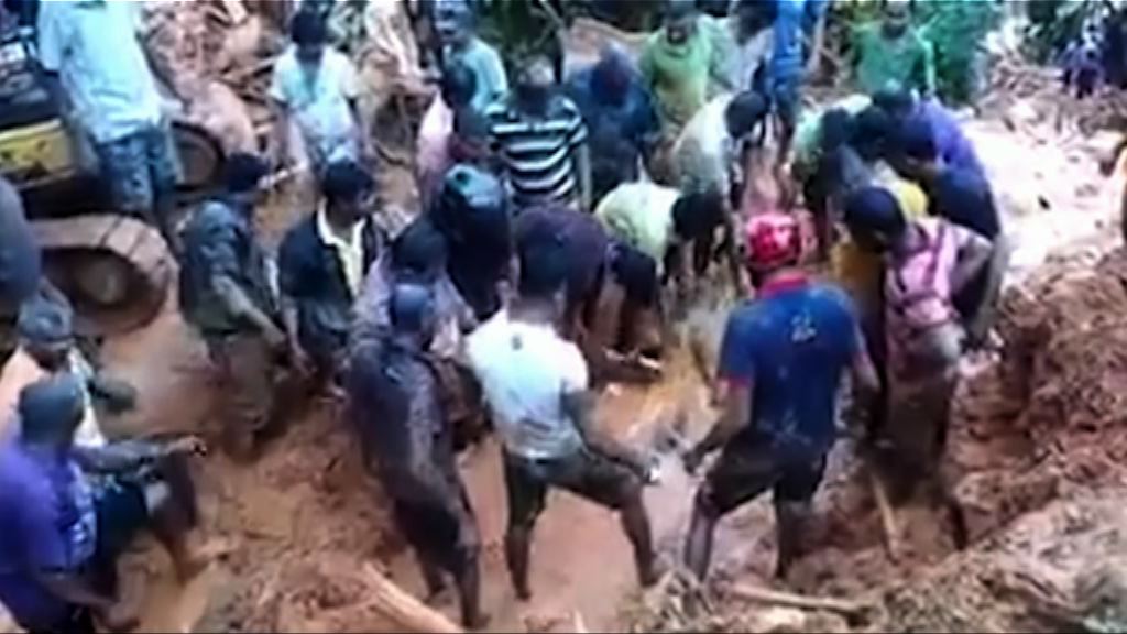 斯里蘭卡山泥傾瀉逾百人死　料災情將加劇