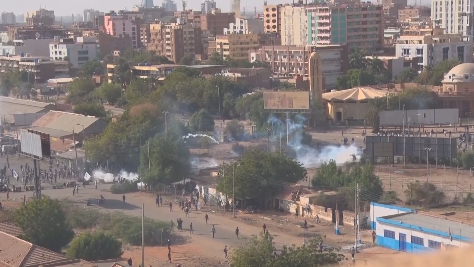 蘇丹再有民眾上街示威抗議軍方干預政治