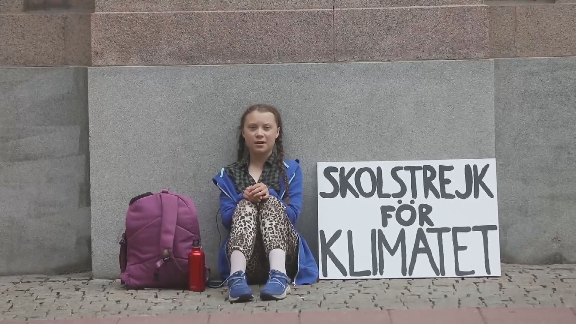 瑞典少女靜坐促政客正視氣候暖化