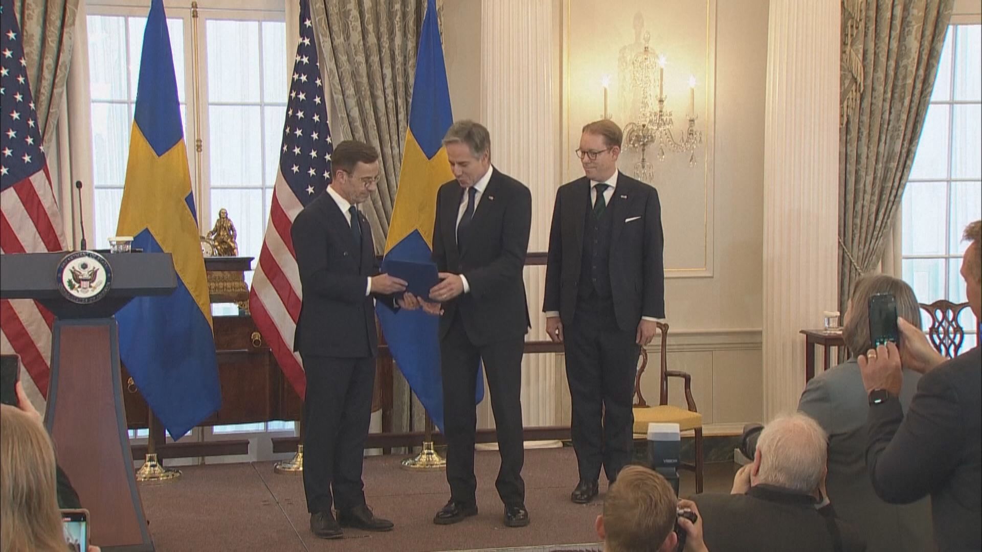 瑞典提交加入文件 正式成為北約成員