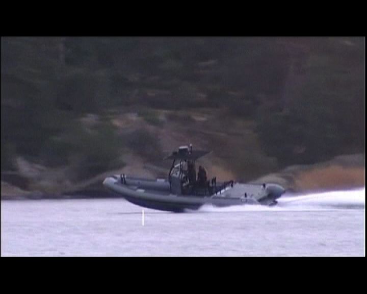 
瑞典軍方搜索疑似外國潛艇