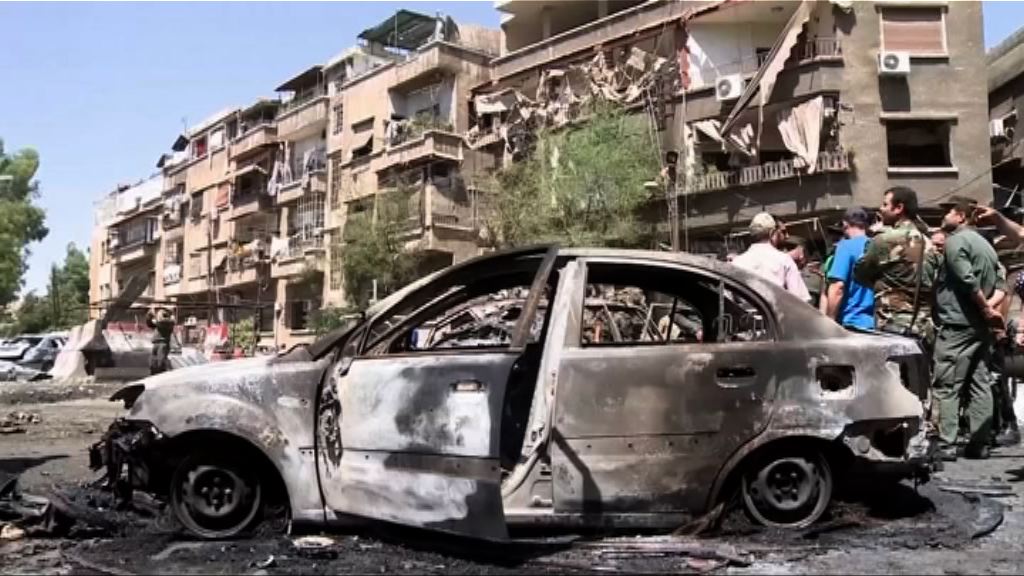 敘利亞大馬士革汽車炸彈襲擊多人死傷