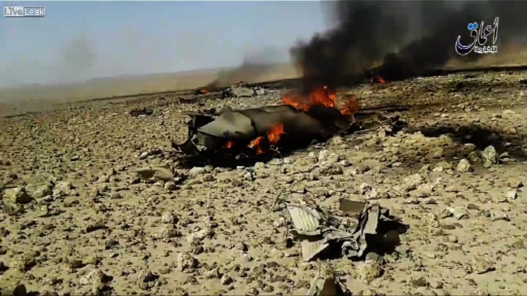 敘利亞戰機墜毀機師疑被俘