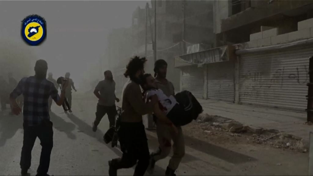 敘利亞阿勒頗遭新一輪空襲致平民死傷