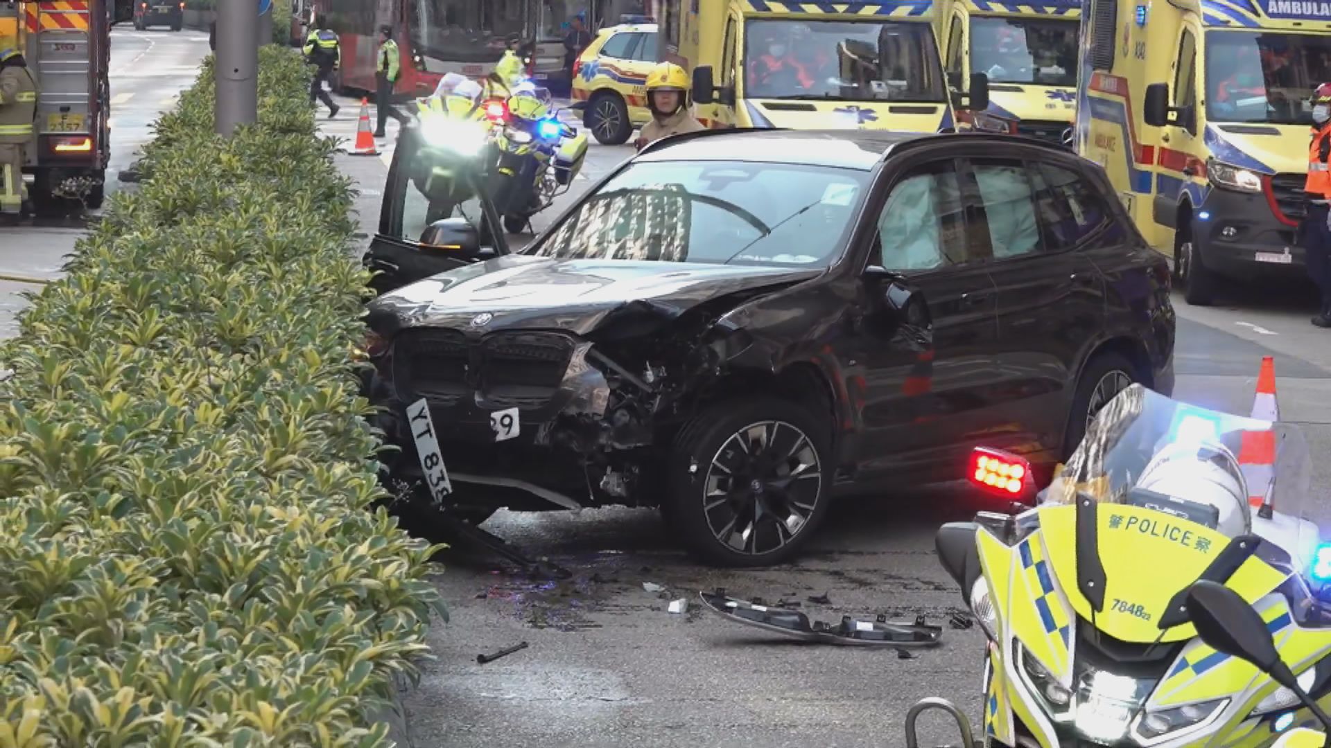 佐敦道私家車懷疑失控剷上行人路意外造成一死兩傷