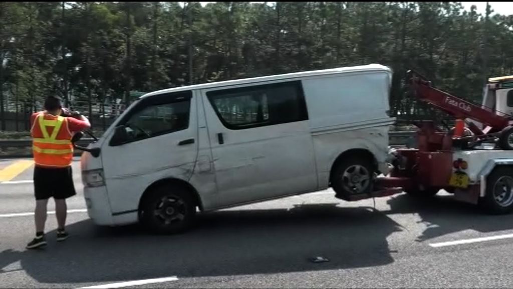 吐露港公路五車撞八人傷　客貨車司機被捕