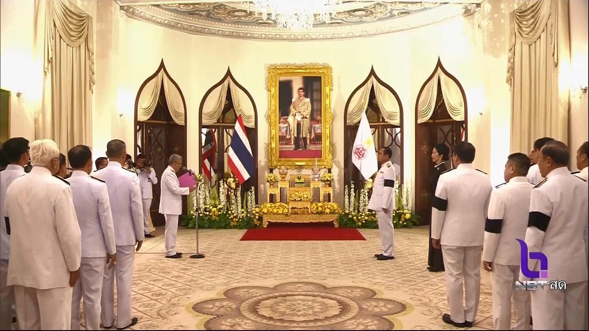 泰國內閣周二向泰王宣誓就職