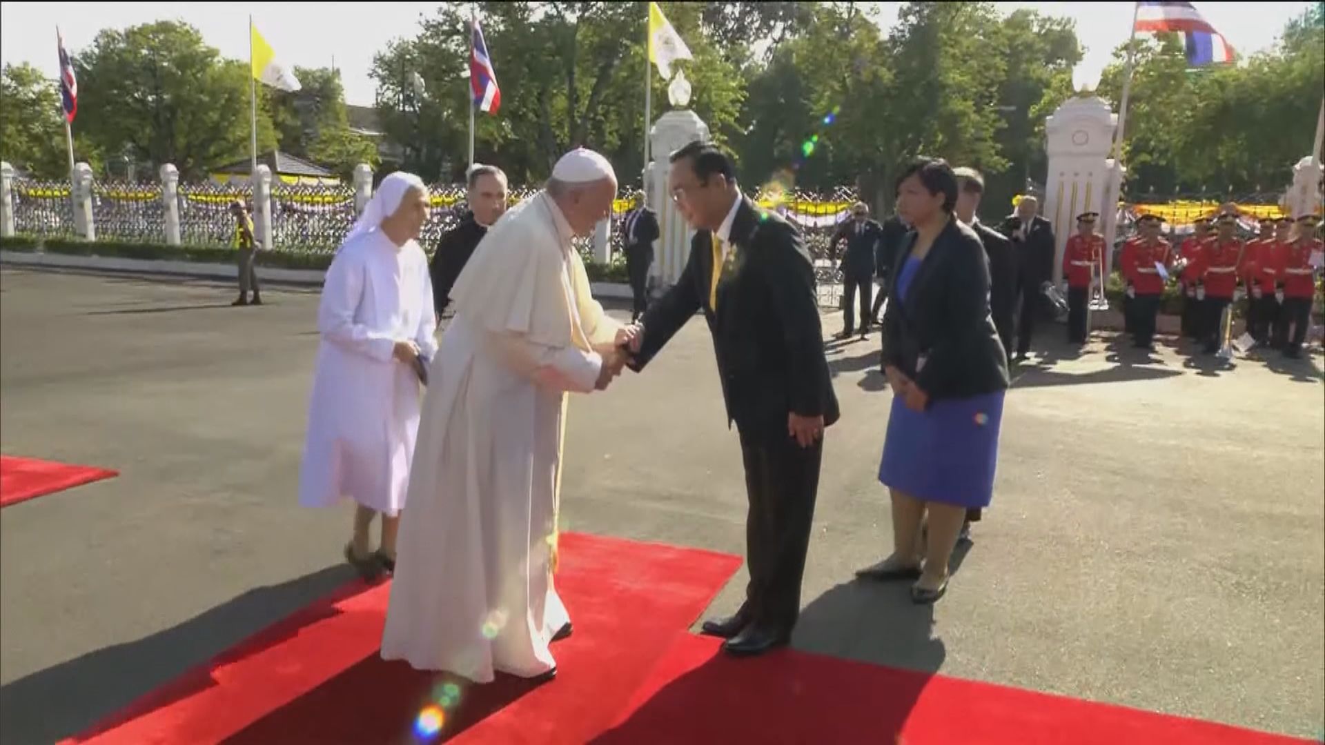 教宗方濟各繼續泰國訪問行程