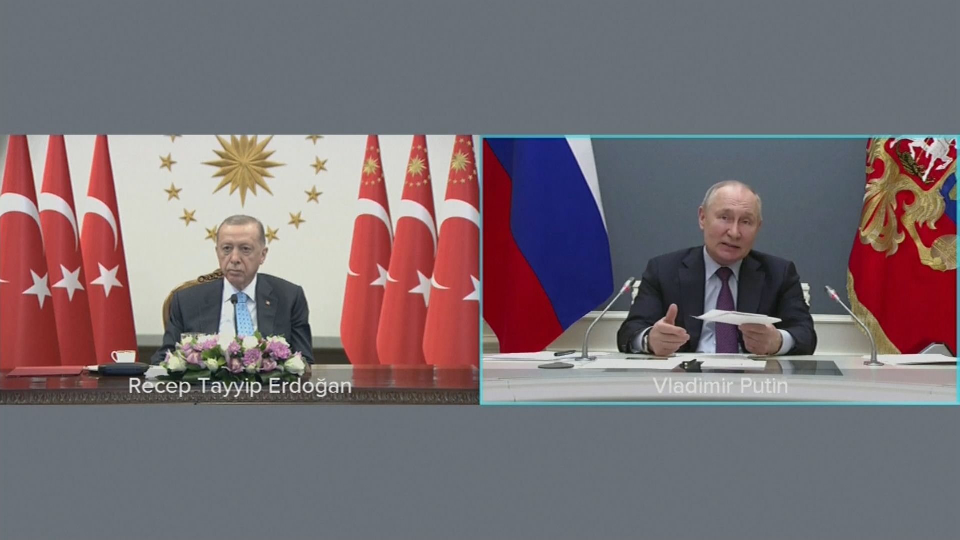 土耳其與俄羅斯總統視頻參與核電站燃料交付儀式